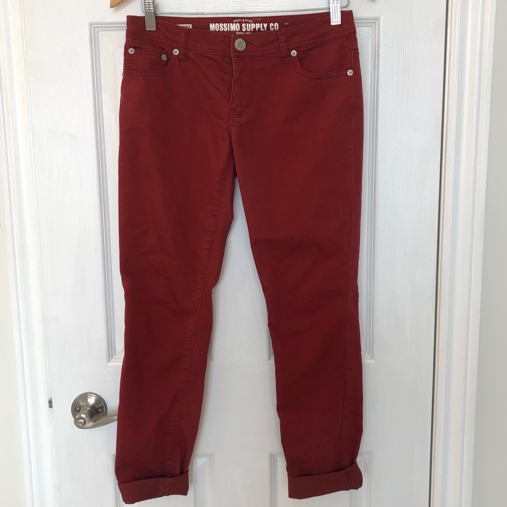❣️ 2 for $15❣️ Mossimo Supply Co. red skinny jeans, size 6